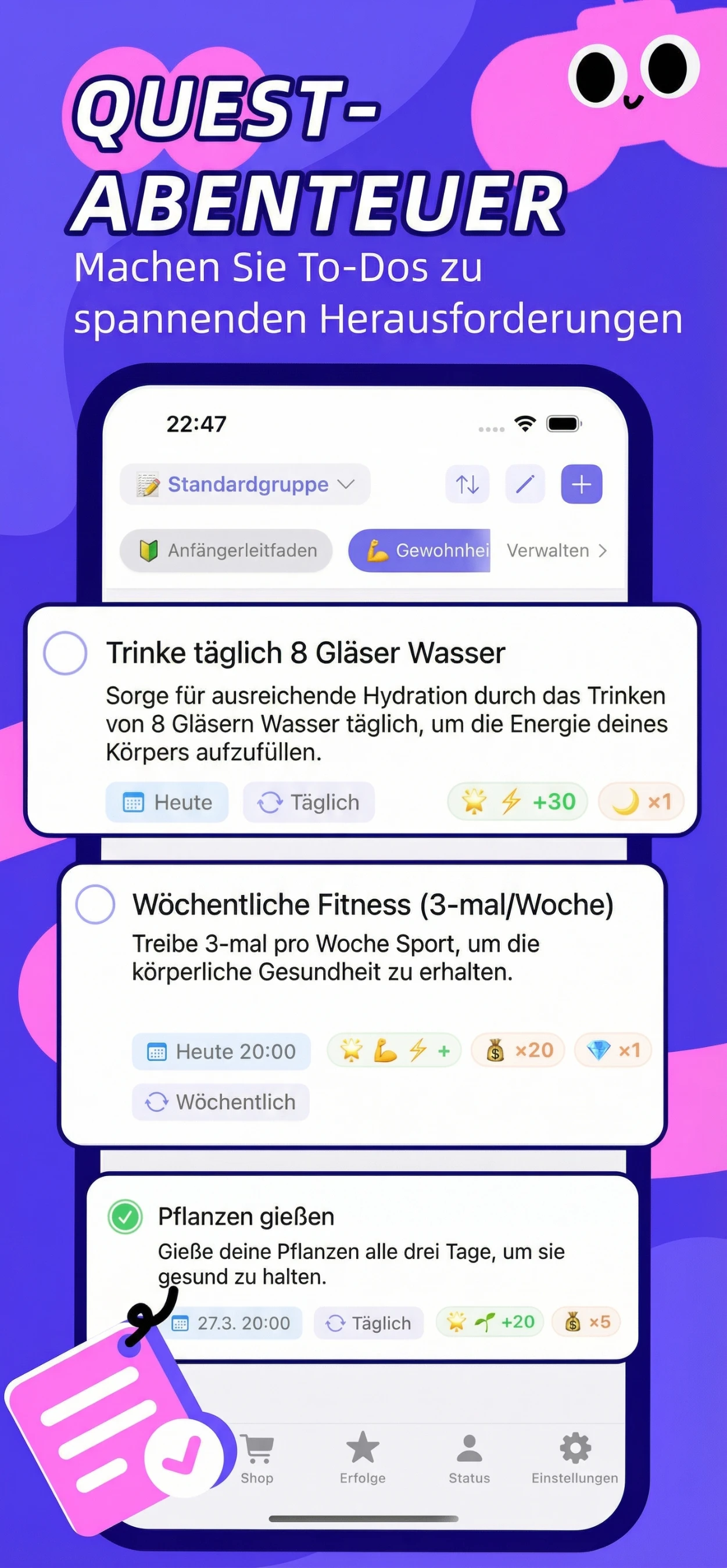 Screenshot der ulives App